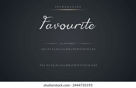 signature Font Calligraphy Logotype Script Brush Font Type Font lettering handwritten