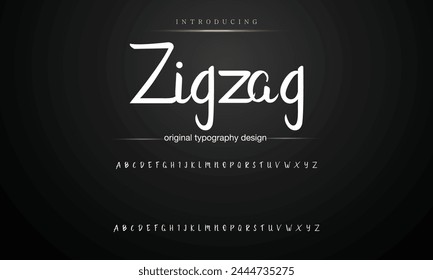 signature Font Calligraphy Logotype Script Brush Font Type Font lettering handwritten
