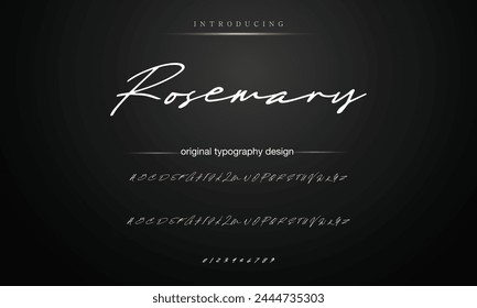 Signature Font Caligraphy Logotype Script Brush Font Type Letras manuscritas