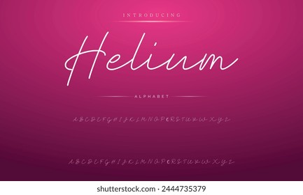 signature Font Calligraphy Logotype Script Brush Font Type Font lettering handwritten