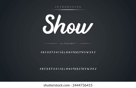 signature Font Calligraphy Logotype Script Brush Font Type Font lettering handwritten