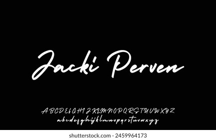 Signature Font Calligraphy Logotype Script Brush Font Type Font lettering handwritten