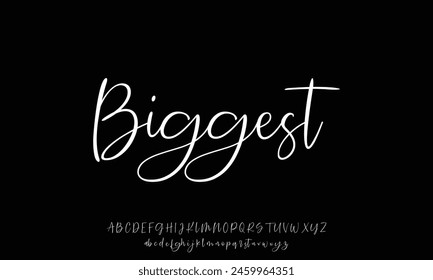 Signature Font Calligraphy Logotype Script Brush Font Type Font lettering handwritten