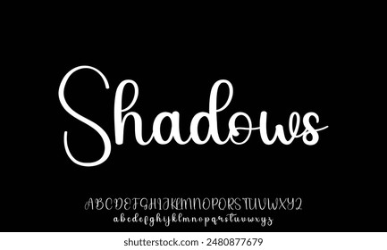 Signature Font Calligraphy Logotype Script Brush Font Type Font lettering handwritten