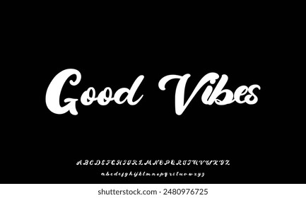 signature Font Calligraphy Logotype Script Brush Font Type Font lettering handwritten