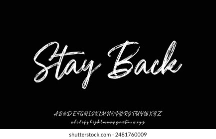 Signature Font Calligraphy Logotype Script Brush Font Type Font lettering handwritten