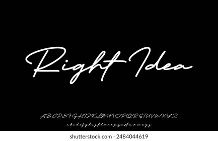 Signature Font Caligraphy Logotype Script Brush Font Type Letras manuscritas