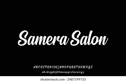 Signature Font Calligraphy Logotype Script Brush Font Type Font lettering handwritten