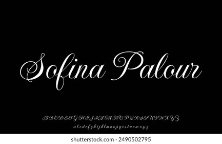 Signature Font Calligraphy Logotype Script Brush Font