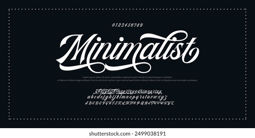 Signature Font Calligraphy Logotype Script Brush Font Type Font lettering handwritten