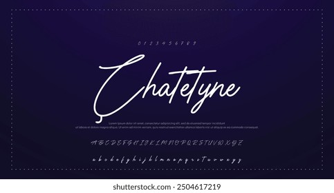  Signature Font Calligraphy Logotype Script Brush Font Type Font lettering handwritten