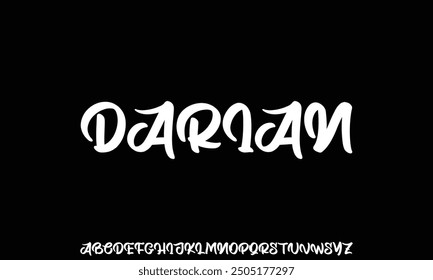 Signature Font Kalligrafie Logotyp Skript Pinsel Schriftart Schriftart Schriftart handschriftlich