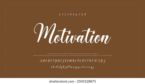 signature Font Calligraphy Logotype Script Brush Font Type Font lettering handwritten