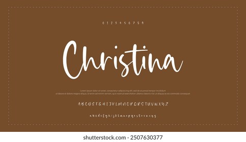 Signature Font Calligraphy Logotype Script Brush Font Type Font lettering handwritten