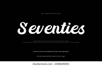 Fonte da Assinatura Caligrafia Logotipo Script Pincel Tipo Fonte Letras de fonte manuscritas