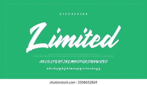 Signature Font Calligraphy Logotype Script Brush Font Type Font lettering handwritten