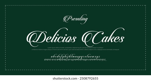 Signature Font Calligraphy Logotype Script Brush Font Type Font lettering handwritten