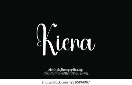 Signature Font Calligraphy Logotype Script Brush Tipo de fuente Letras de fuentes escritas a mano