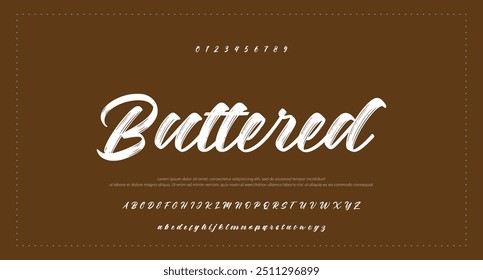 signature Font Calligraphy Logotype Script Brush Font Type Font lettering handwritten