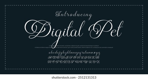 Signature Font Calligraphy Logotype Script Font Type Font lettering handwritten