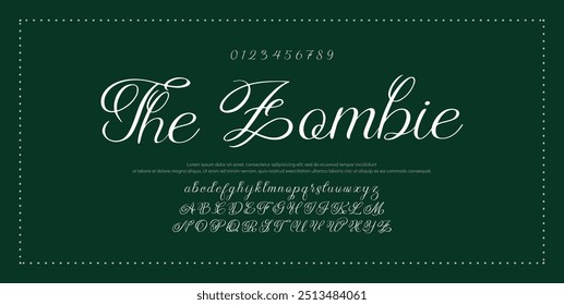 Signature Font Calligraphy Logotype Script Font Type Font lettering handwritten