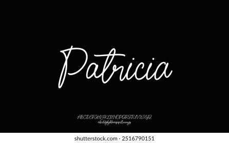 signature Font Calligraphy Logotype Script Brush Font Type Font lettering handwritten
