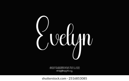 Signatur Schriftart Kalligrafie Logotyp Skript Pinsel Schriftart Schriftart Schriftart handschriftlich