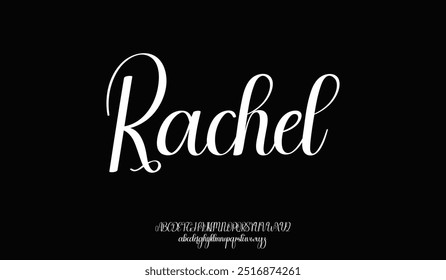 Signature Font Calligraphy Logotype Script Brush Font Type Font lettering handwritten