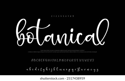 Signature Font Calligraphy Logotype Script Brush Font Type Font lettering handwritten