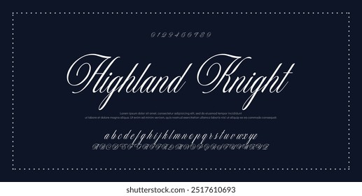 Signature Font Calligraphy Logotype Script Brush Tipo de fuente Letras de fuentes escritas a mano