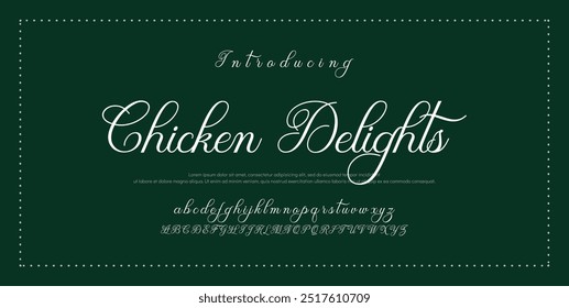 Signature Font Calligraphy Logotype Script Brush Font Type Font lettering handwritten