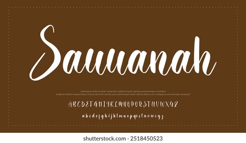 signature Font Calligraphy Logotype Script Brush Font Type Font lettering handwritten