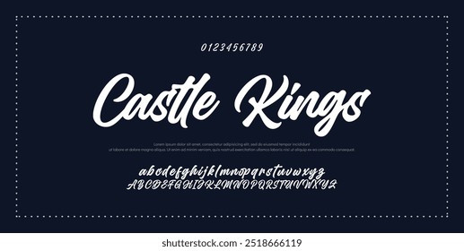 Signature Font Calligraphy Logotype Script Brush Font Type Font lettering handwritten