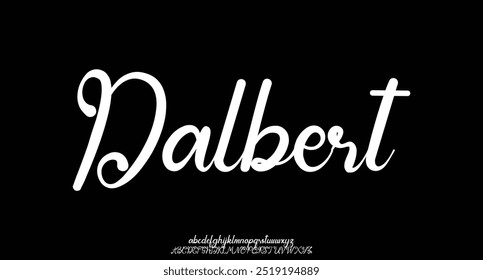 Signatur Schriftart Kalligrafie Logotyp Skript Schriftart Schriftart Schriftart handschriftlich