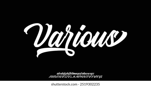 signature Font Calligraphy Logotype Script elegant Font Type Font lettering handwritten