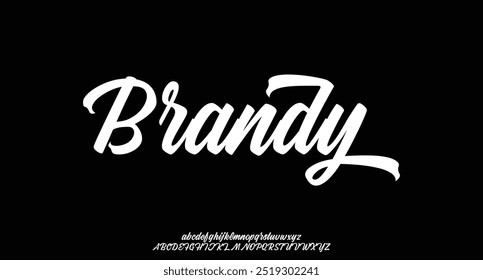 assinatura Fonte Caligrafia Logotipo Script elegante Tipo de Fonte Letras de fonte manuscritas