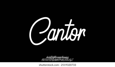 Signature Font Calligraphy Logotype Script Brush Tipo de fuente Letras de fuentes escritas a mano