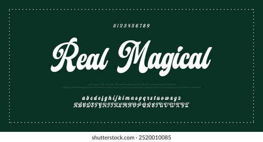 Signature Font Kalligrafie Logotyp Skript Pinsel Schriftart Schriftart Schriftart handschriftlich