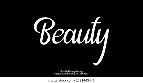 Signature Font Calligraphy Logotype Script Font Type Font lettering handwritten