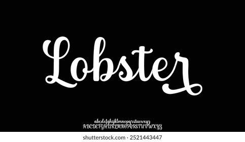 Signature Font Calligraphy Logotype Script Font Type Font lettering handwritten