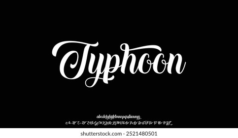 Signature Font Calligraphy Logotype Script Brush Font Type Font lettering handwritten