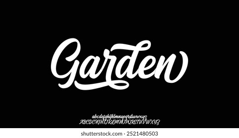 Fonte da Assinatura Caligrafia Logotipo Script Pincel Tipo Fonte Letras de fonte manuscritas