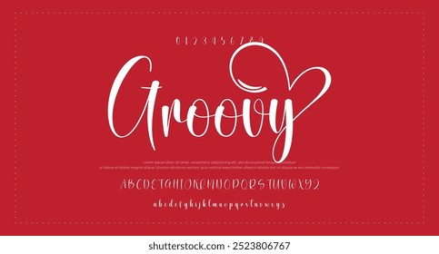 Signature Font Calligraphy Logotype Script Brush Font Type Font lettering handwritten
