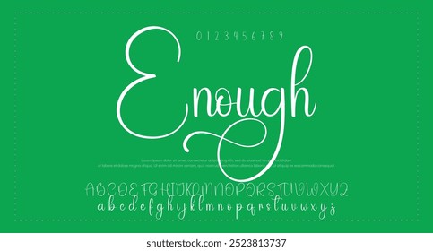 signature Font Calligraphy Logotype Script Brush Font Type Font lettering handwritten