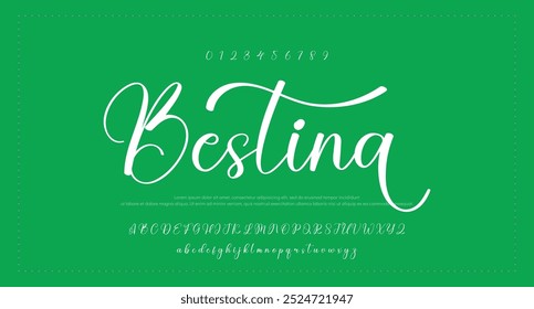 signature Font Calligraphy Logotype Script Brush Font Type Font lettering handwritten