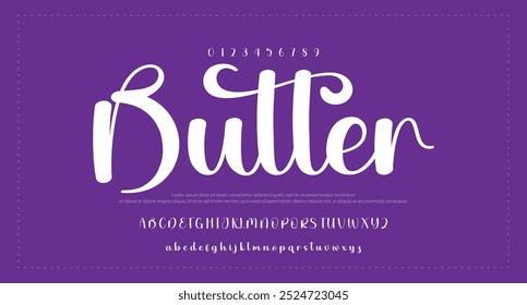 signature Font Calligraphy Logotype Script Brush Font Type Font lettering handwritten