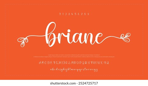 Signature Font Calligraphy Logotype Script Font Type Font lettering handwritten