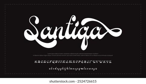 Signature Font Calligraphy Logotype Script Brush Font Type Font lettering handwritten
