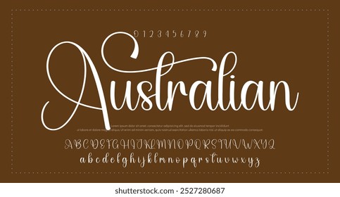 Signature Font Calligraphy Logotype Script Brush Font Type Font lettering handwritten