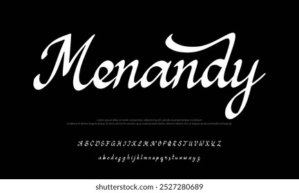 Signature Font Calligraphy Logotype Script Brush Font Type Font lettering handwritten